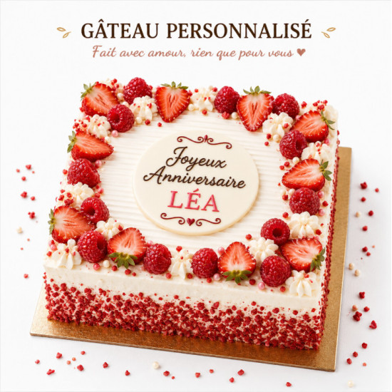 Gâteau personnalisé artisanal sur commande | Les Brioches de Jac