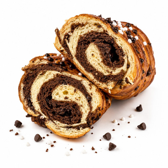 Brioche Tourbillon Chocolat Noir Artisanale | Les Brioches de JAC