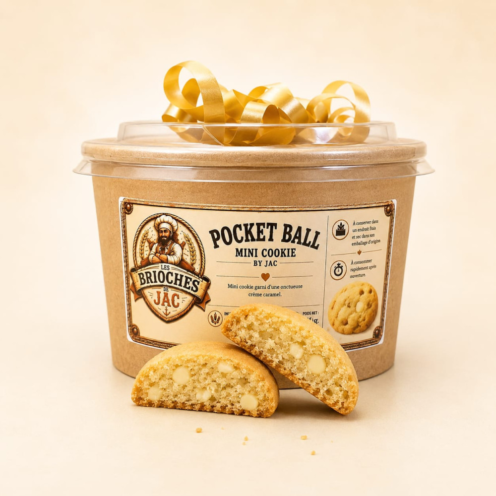 Pocket Ball Mini Cookies 200g | Les Brioches de JAC