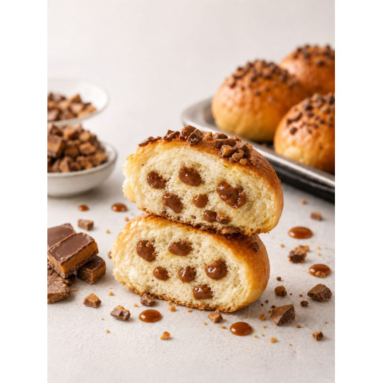 Pocket Ball Mini Brioche Daim JAC | Chocolat Caramel Artisanale