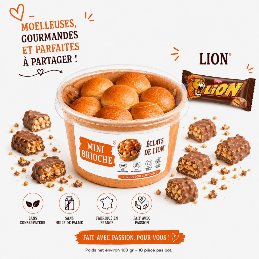 Pocket Ball Mini Brioche Lion JAC