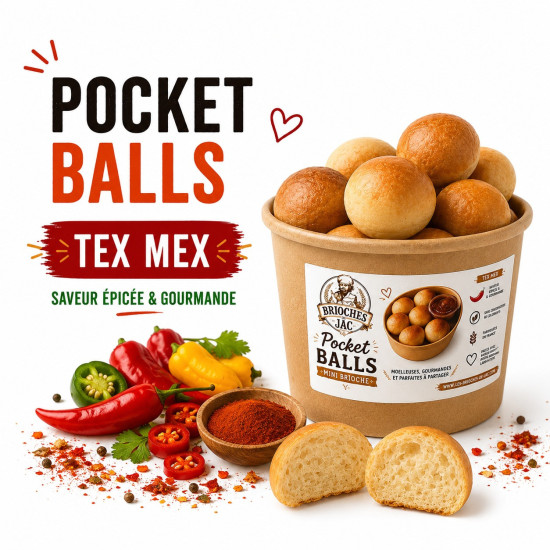 Pocket Balls Saveur Tex Mex JAC
