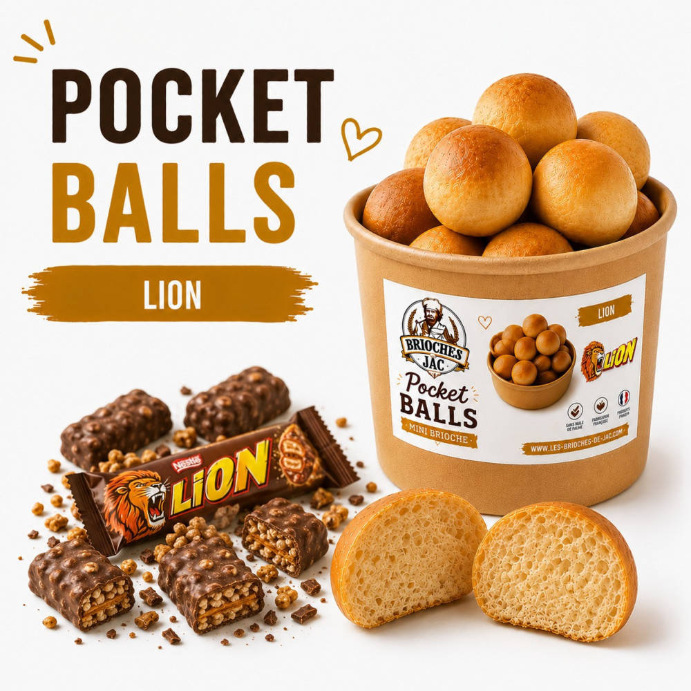 Pocket Ball Mini Brioche Lion JAC