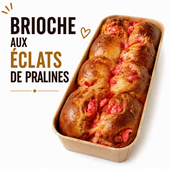 Brioche aux Éclats de Pralines JAC