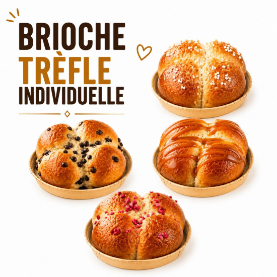 Brioche Trèfle Individuelle