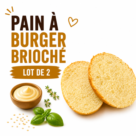 Pain à Burger Brioché JAC - Lot de 2
