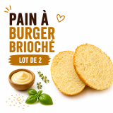 Pain à Burger Brioché JAC - Lot de 2