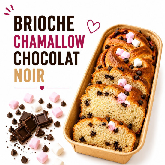 Brioche Chamallow Chocolat Noir JAC
