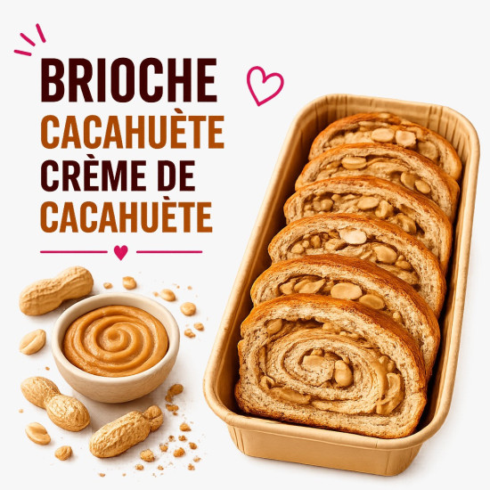Brioche Cacahuète & Crème de Cacahuète JAC