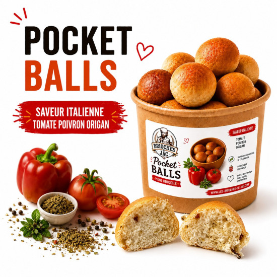 Pocket Balls Saveur Italienne JAC