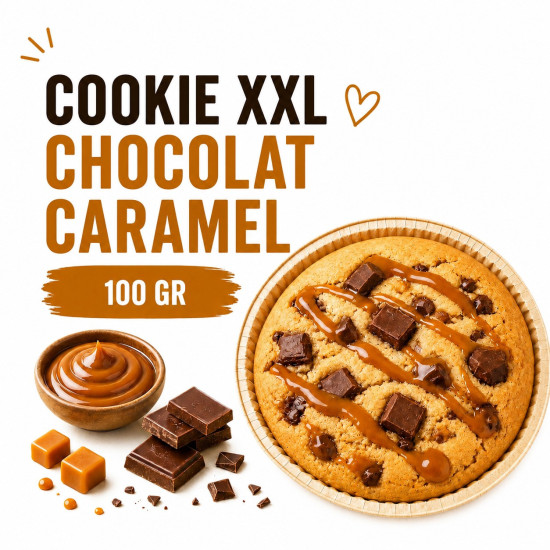 Cookie XXL Chocolat Caramel JAC