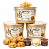 Pocket Ball Mini Cookies – Chocolat Noir, Chocolat Blanc ou 3 Chocolats