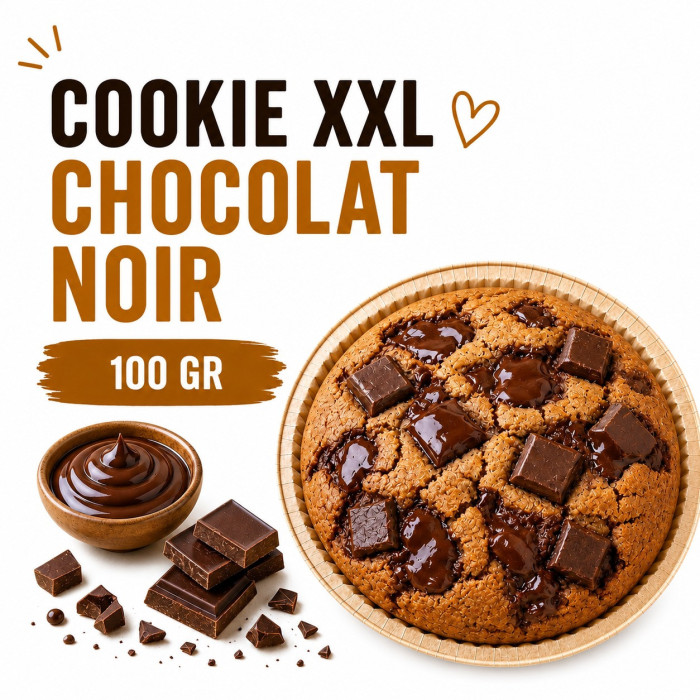 Cookie XXL chocolat noir