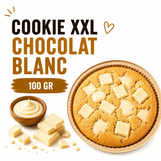 Cookie XXL chocolat blanc
