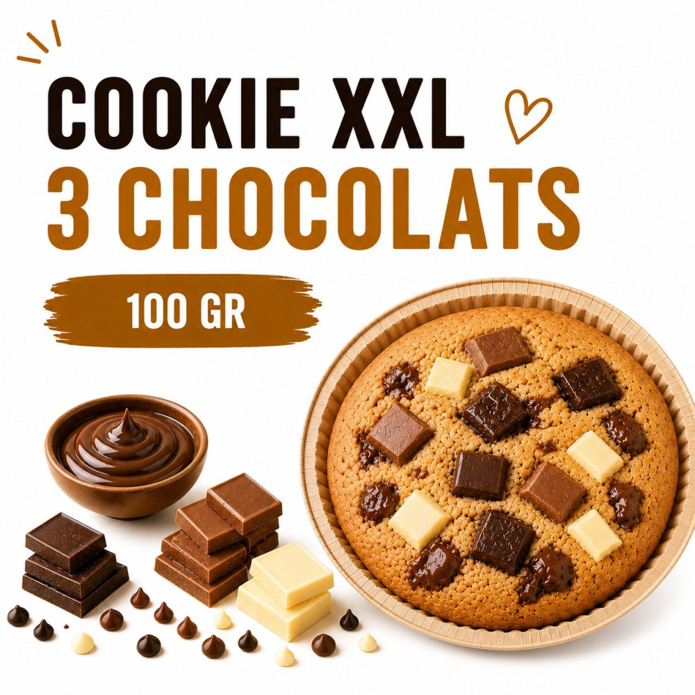 Cookie XXL 3 Chocolats