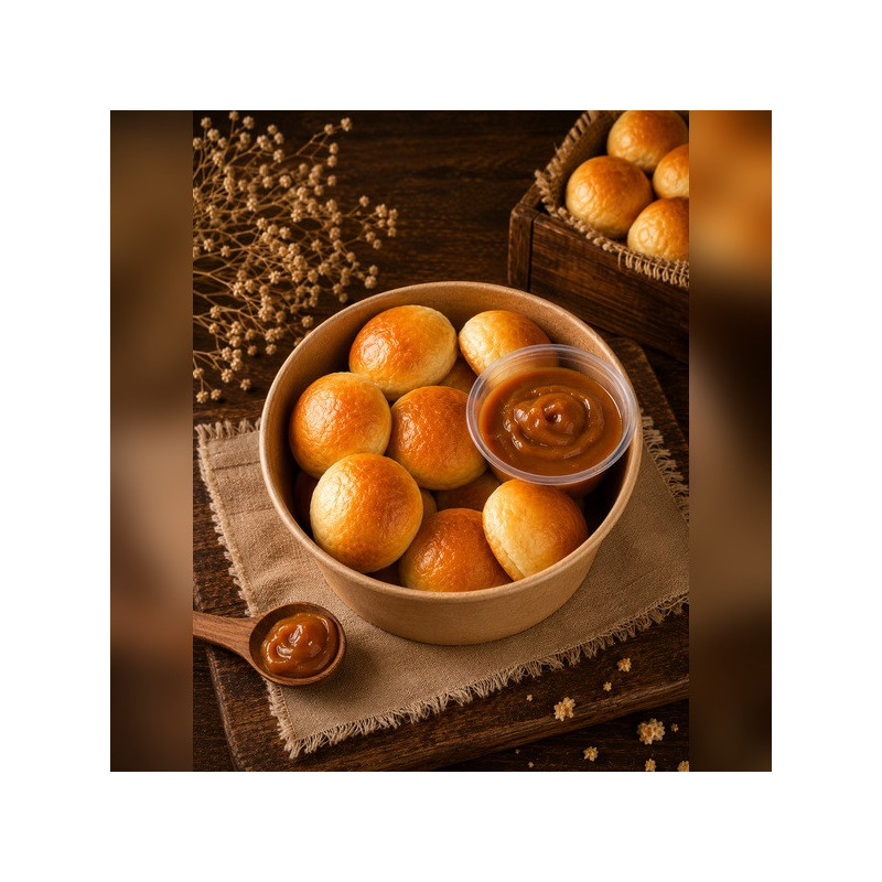 Pocket Ball Mini Brioche JAC | Mini Brioches Artisanales & Coulis Gourmands