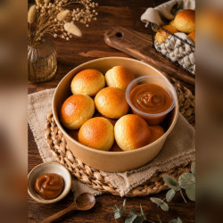 Pocket Ball Mini Brioche JAC | Mini Brioches Artisanales & Coulis Gourmands