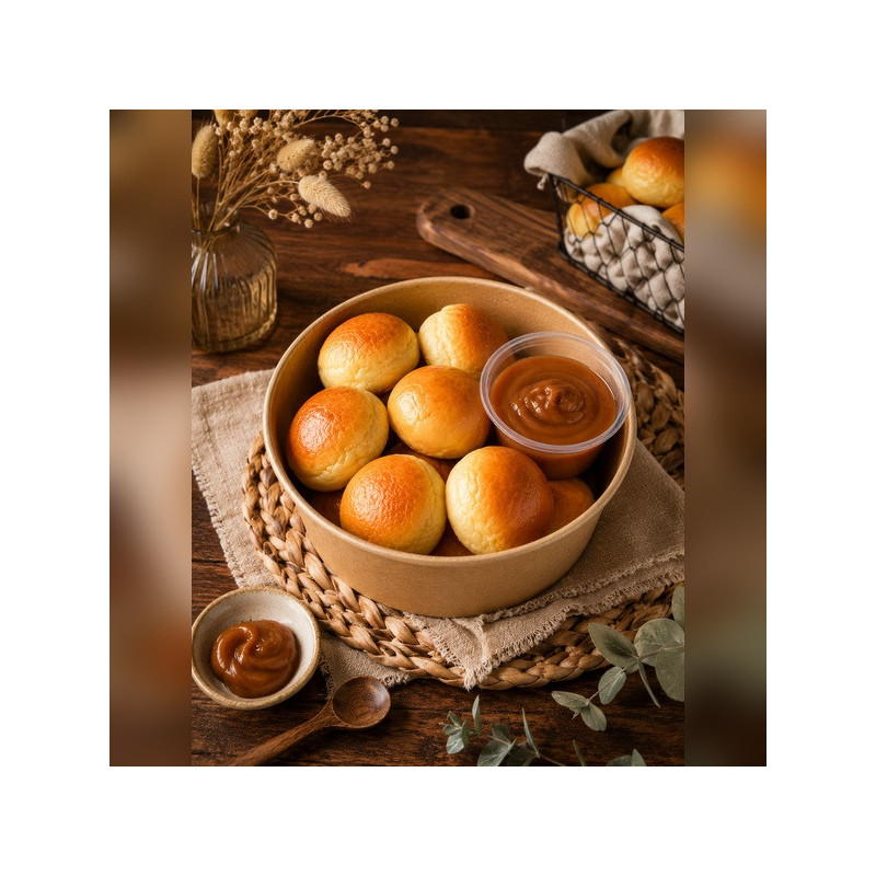 Pocket Ball Mini Brioche JAC | Mini Brioches Artisanales & Coulis Gourmands
