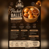 Pocket Ball Mini Brioche JAC | Mini Brioches Artisanales & Coulis Gourmands