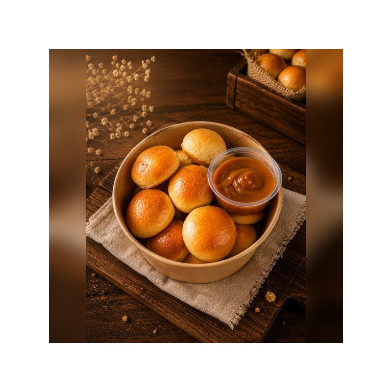 Pocket Ball Mini Brioche JAC | Mini Brioches Artisanales & Coulis Gourmands