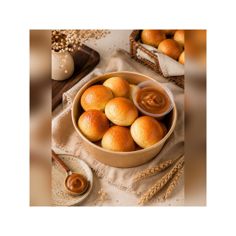 Pocket Ball Mini Brioche JAC | Mini Brioches Artisanales & Coulis Gourmands