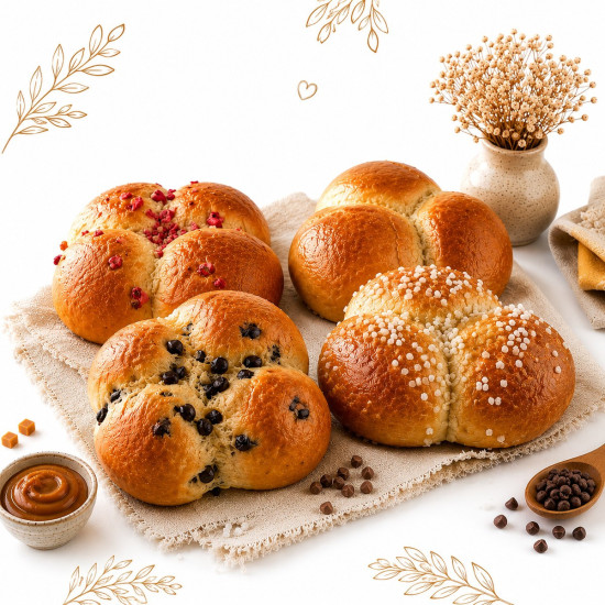 Brioche Trèfle Individuelle